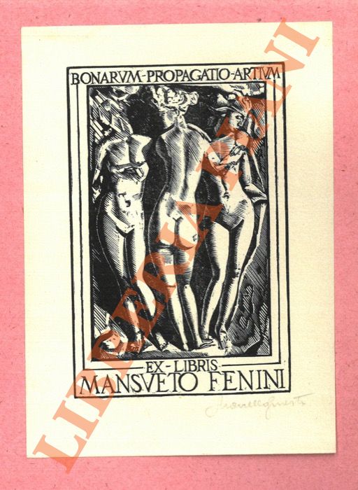 GUASTI Marcello - - Ex libris Mansueto Fenini.