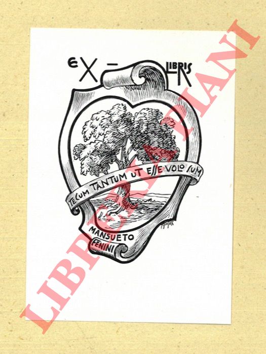 PIETRA Pietro - - Ex libris Mansueto Fenini.