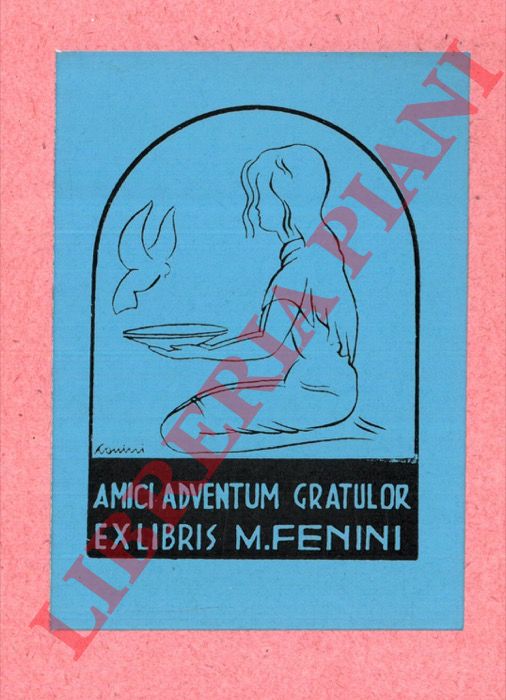 SVANINI Achille - - Ex libris Mansueto Fenini.