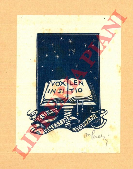 GUELFI Mimmo - - Ex libris Ernestina Stoppani.