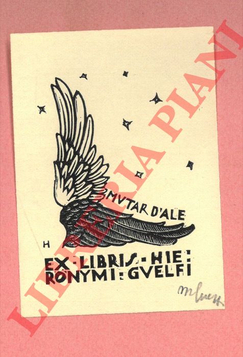 GUELFI Mimmo - - Ex libris Hieronymi Guelfi.