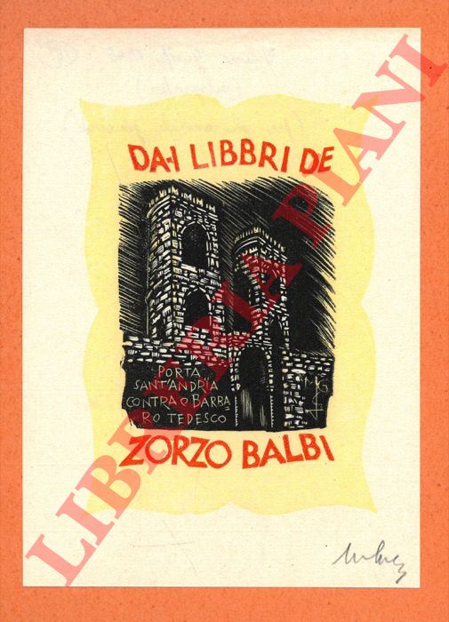 GUELFI Mimmo - - Ex libris Zorzo Balbi.