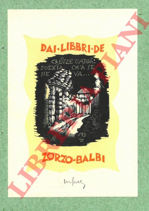 GUELFI Mimmo - - Ex libris Zorzo Balbi.