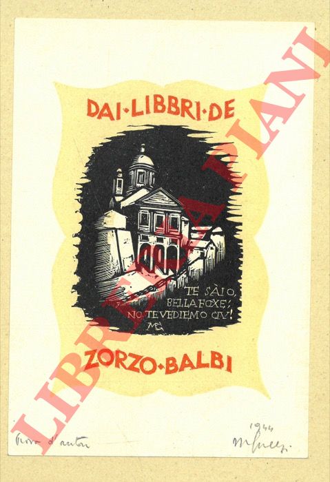 GUELFI Mimmo - - Ex libris Zorzo Balbi.
