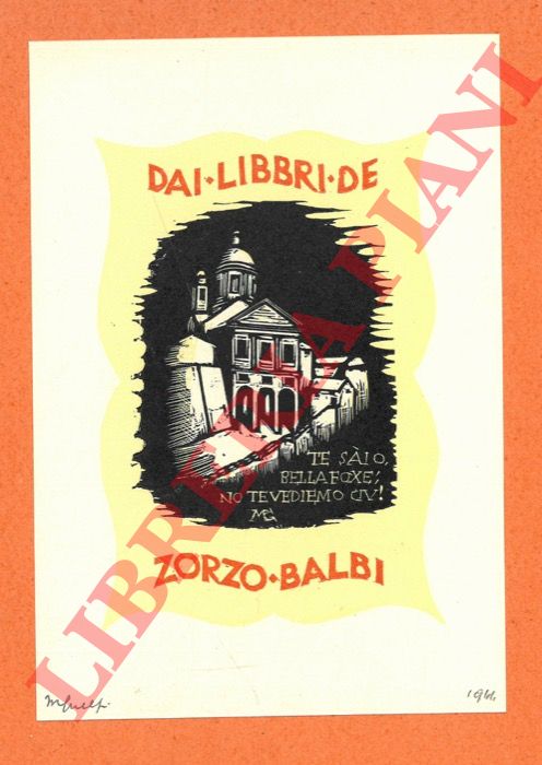 GUELFI Mimmo - - Ex libris Zorzo Balbi.