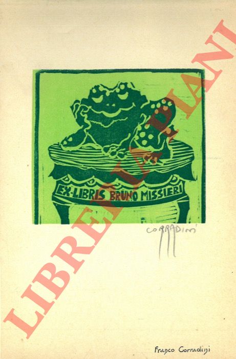 CORRADINI Franco - - Ex libris Bruno Missieri.