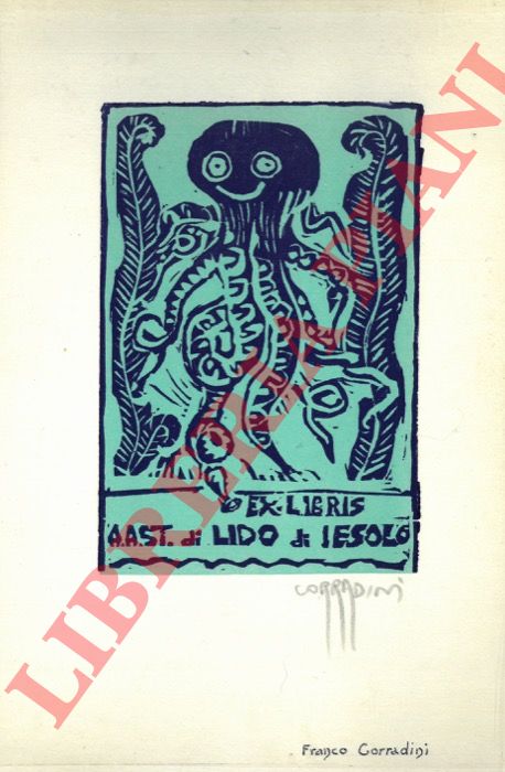 CORRADINI Franco - - Ex libris A. A. St. di Lido di Iesolo