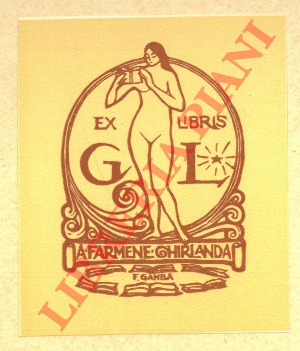 GAMBA Francesco - - Ex libris G.L.