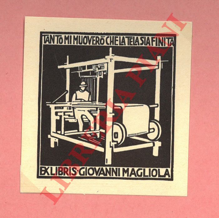 GAMBA Francesco - - Ex libris Giovanni Magliola.
