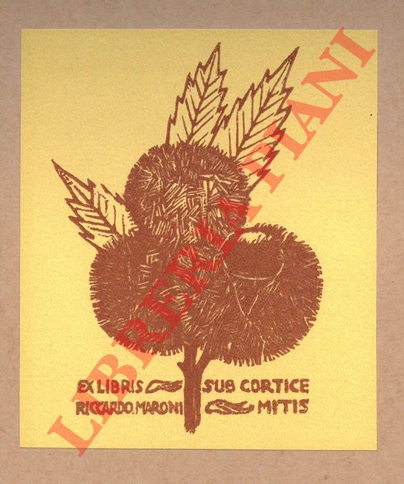 GAMBA Francesco - - Ex libris Riccardo Maroni.
