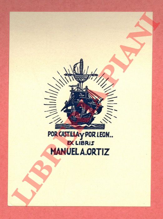 GAMBA Francesco - - Ex libris Manuel A. Ortiz.