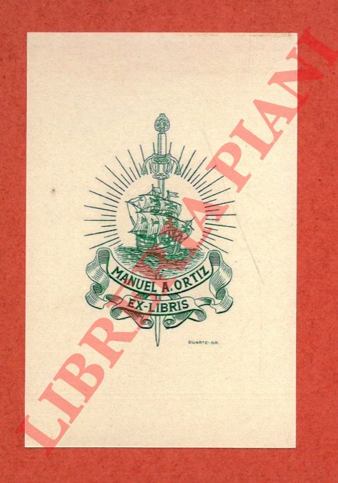GAMBA Francesco - - Ex libris Manuel A. Ortiz.