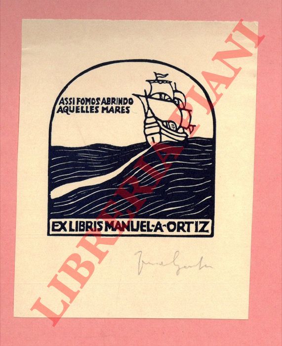 GAMBA Francesco - - Ex libris Manuel A. Ortiz.