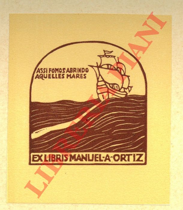 GAMBA Francesco - - Ex libris Manuel A. Ortiz.