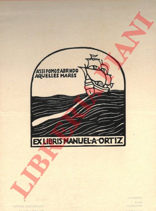 GAMBA Francesco - - Ex libris Manuel A. Ortiz.