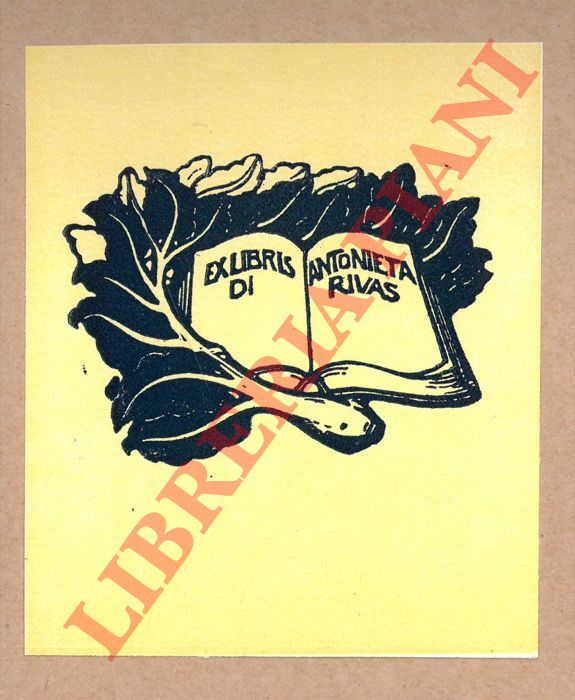 GAMBA Francesco - - Ex libris Antonietta Rivas.