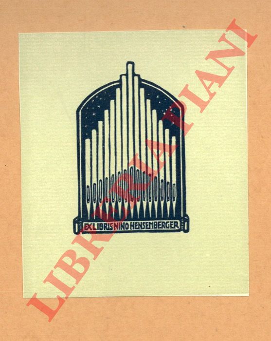 GAMBA Francesco - - Ex libris Nino Hensemberger.