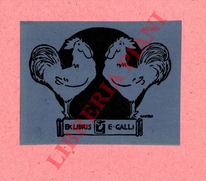 GAMBA Francesco - - Ex libris E. Galli.