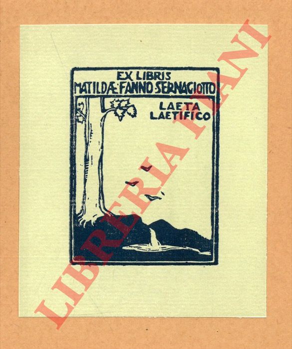 GAMBA Francesco - - Ex libris Matilda Fanno Sernagiotto.