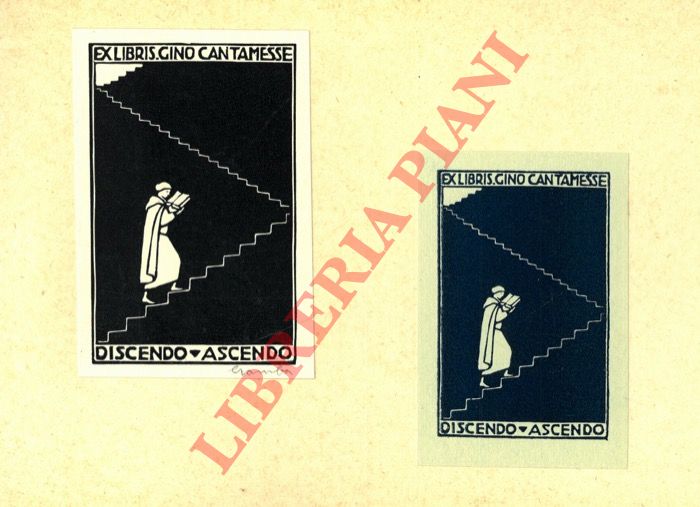 GAMBA Francesco - - Ex libris Gino Cantamesse.