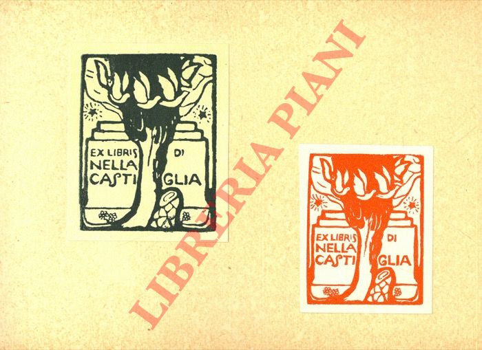 GAMBA Francesco - - Ex libris Nella Castiglia.