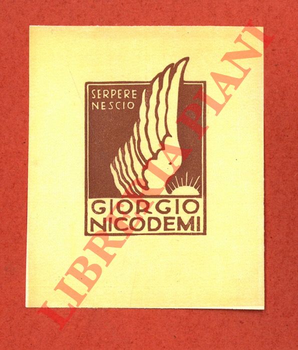 GAMBA Francesco - - Ex libris Giorgio Nicodemi.