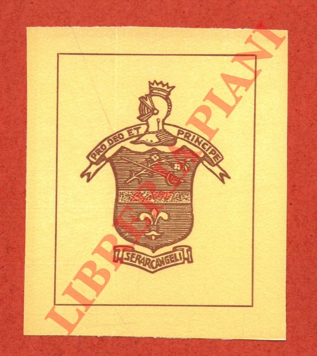 GAMBA Francesco - - Ex libris Serarcangeli.