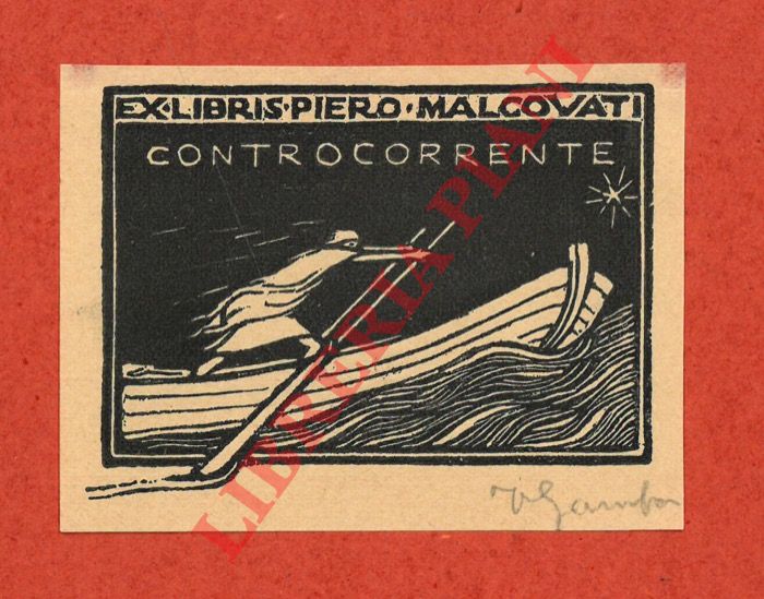 GAMBA Francesco - - Ex libris Piero Malcovati.