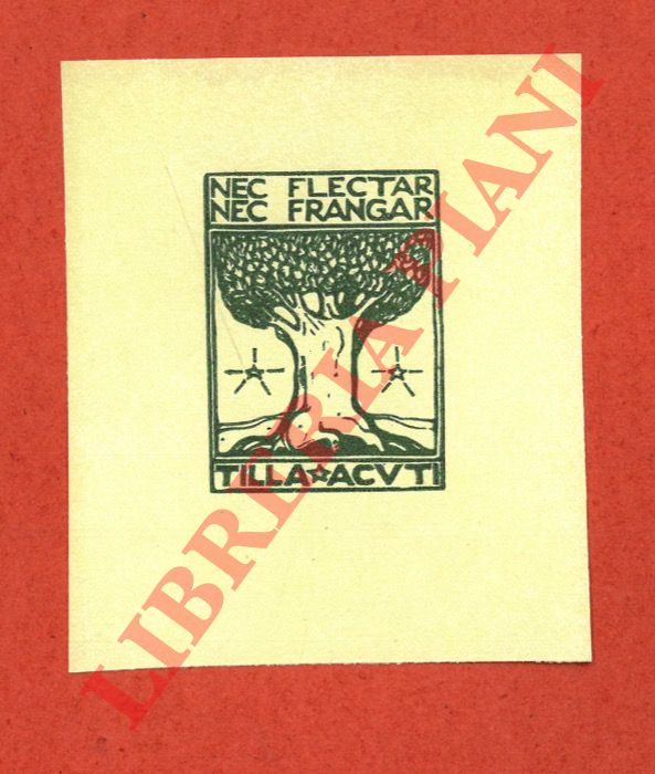 GAMBA Francesco - - Ex libris Tilla Acuti.