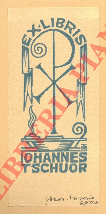 HAAS TRIVERIO Giuseppe - - Ex libris Johannes Tschuor.