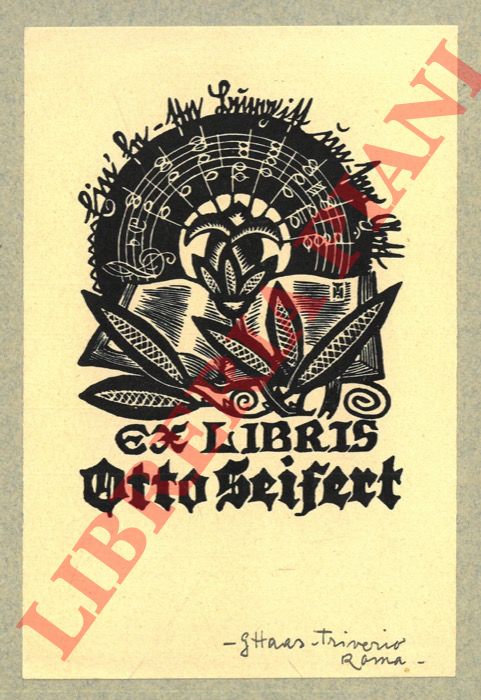 HAAS TRIVERIO Giuseppe - - Ex libris Otto Seifert.