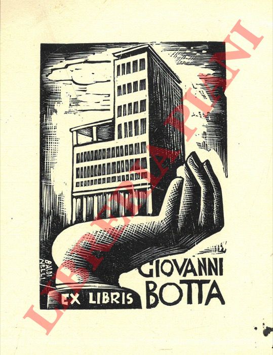 BALDINELLI Armando - - Ex libris Giovanni Botta.