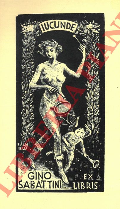 BALDINELLI Armando - - Ex libris Gino Sabattini. Iucunde.
