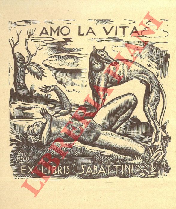 BALDINELLI Armando - - Ex libris Gino Sabattini.