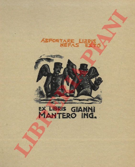 BALDINELLI Armando - - Ex libris Gianni Mantero Ing.