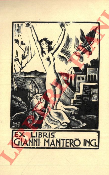 BALDINELLI Armando - - Ex libris Gianni Mantero Ing.