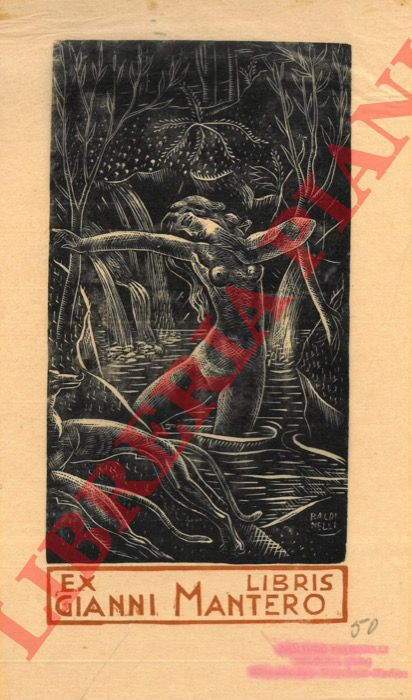 BALDINELLI Armando - - Ex libris Gianni Mantero.