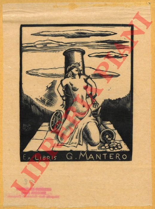 BALDINELLI Armando - - Ex libris G. Mantero.