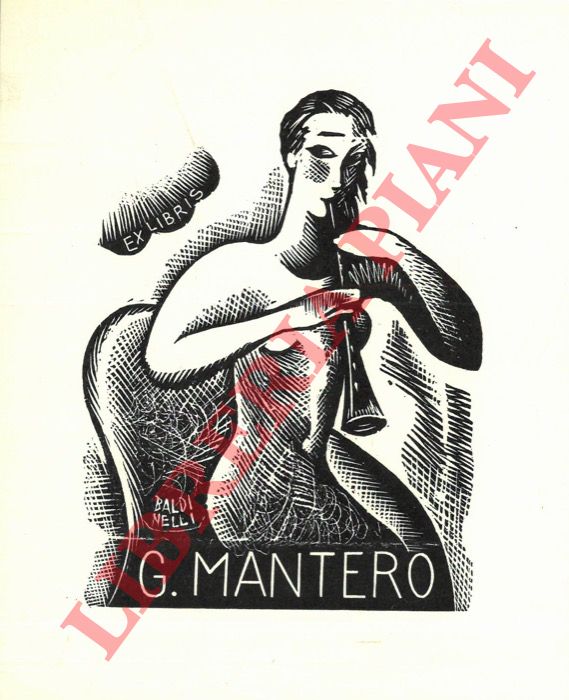 BALDINELLI Armando - - Ex libris G. Mantero.
