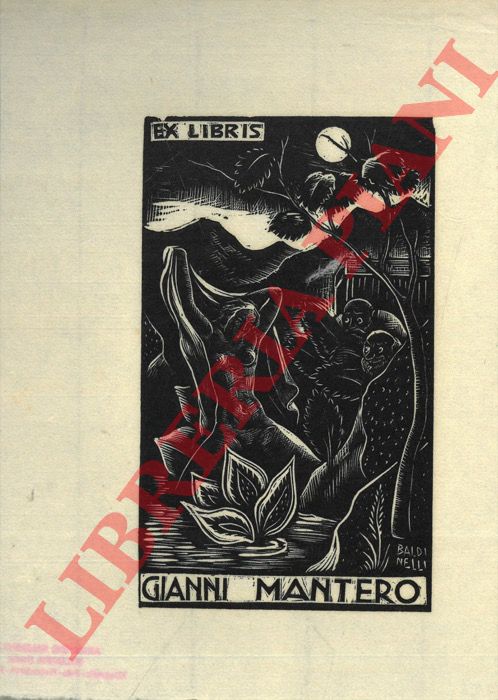BALDINELLI Armando - - Ex libris Gianni Mantero.