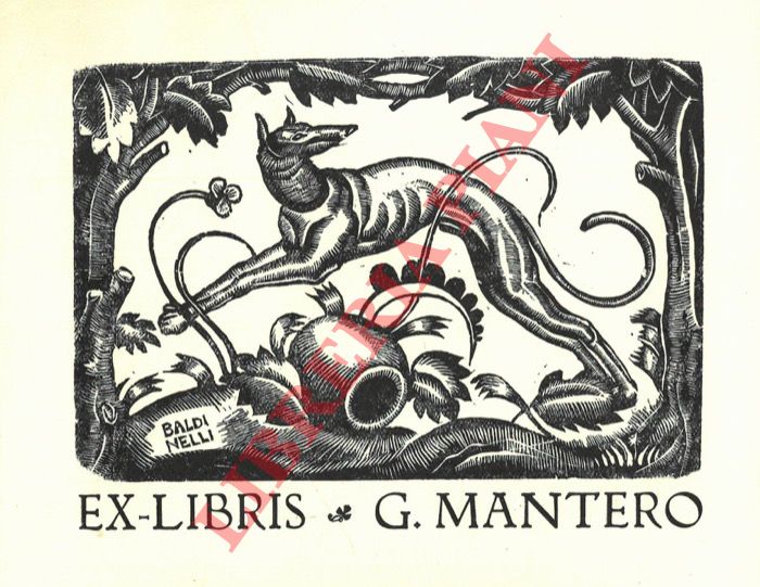BALDINELLI Armando - - Ex libris G. Mantero.