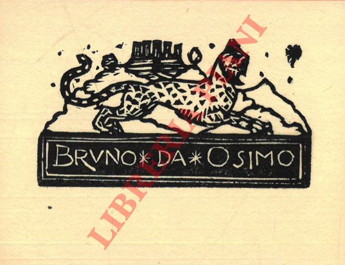 DA OSIMO Bruno - - Exlibris Bruno da Osimo.