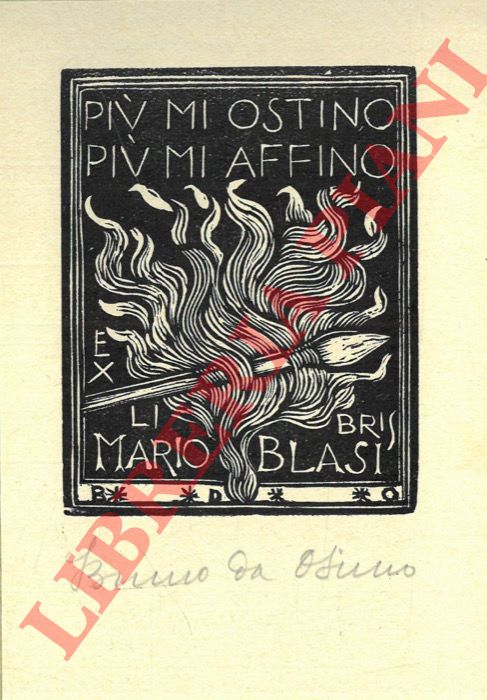 DA OSIMO Bruno - - Exlibris Mario Blasi.