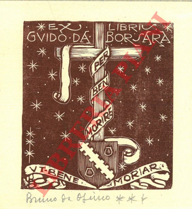 DA OSIMO Bruno - - Exlibris Guido Borsara.