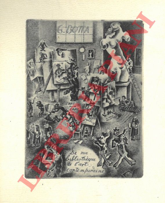 FINGESTEN Michele - - Ex libris G. Botta. De ma bibliothque de l'art contemporaine.