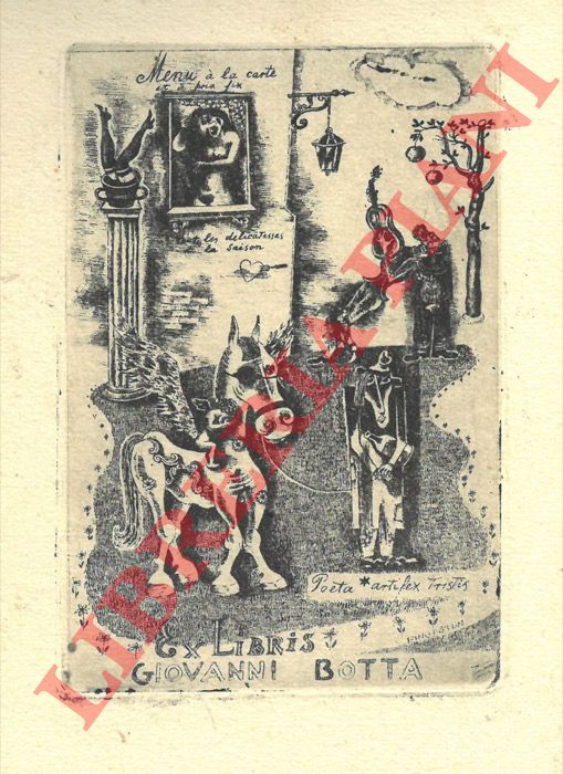 FINGESTEN Michele - - Ex libris Giovanni Botta.