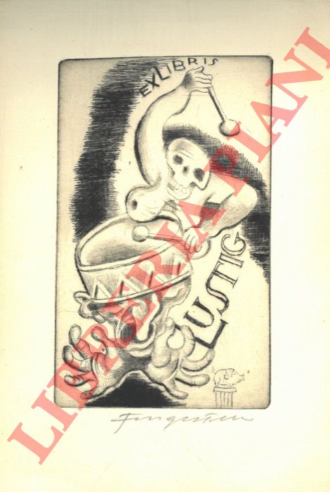 FINGESTEN Michele - - Ex libris Lustig.