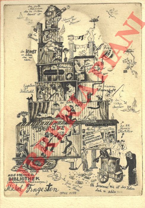 FINGESTEN Michele - - Ex libris Michel Fingesten. Aus Meiner Bibliotek.