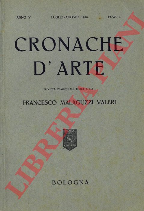 - - Cronache d'arte, rivista bimestrale, a.V n.4.