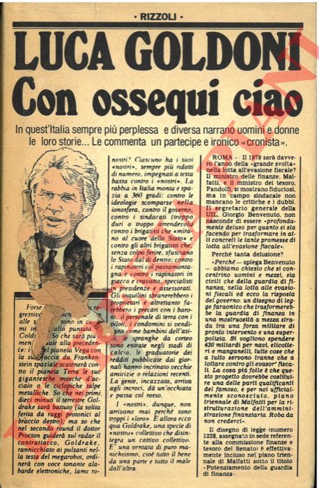Goldoni L. - - Con ossequi ciao.
